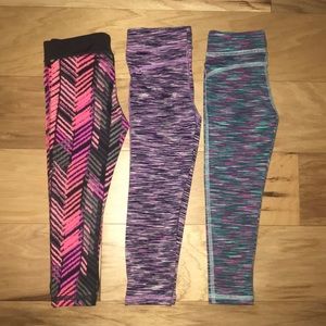 3 Pairs of Work Out Leggings